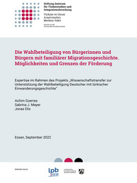  - Link auf Detailseite zu: Die Wahlbeteiligung von Bürgerinnen und Bürgern mit familiärer Migrationsgeschichte