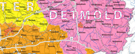   - Link auf: Leuchtkarte Nordrhein-Westfalen