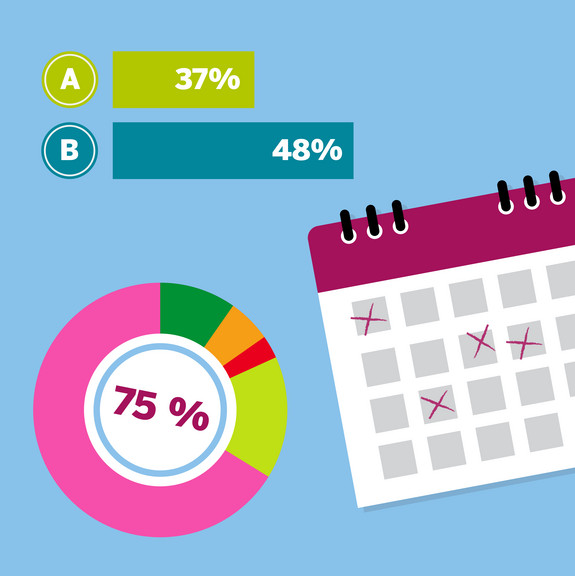 Symbolgrafik zu Daten und Fakten