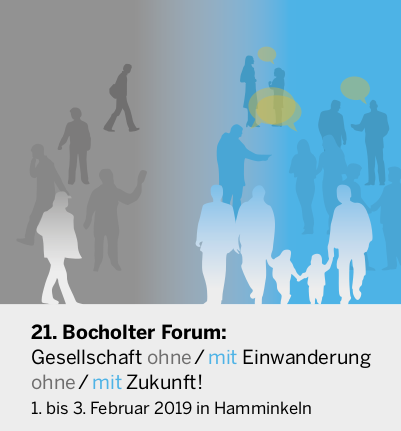 Bild des Flyers. Es zeigt verschiedene Silhouetten unterschiedlicher Personen. 