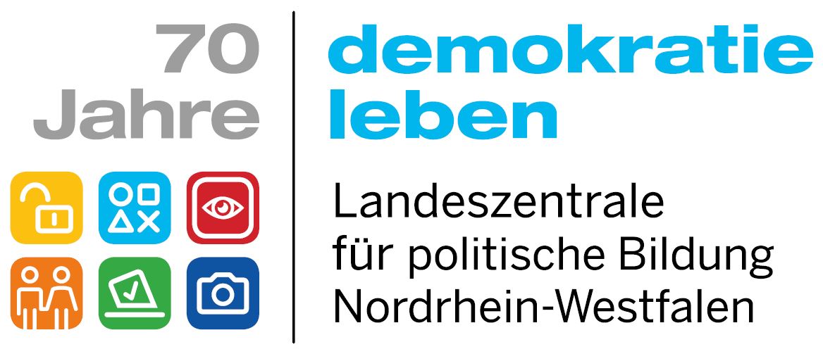 Logo zu 70 Jahre Demokratie leben