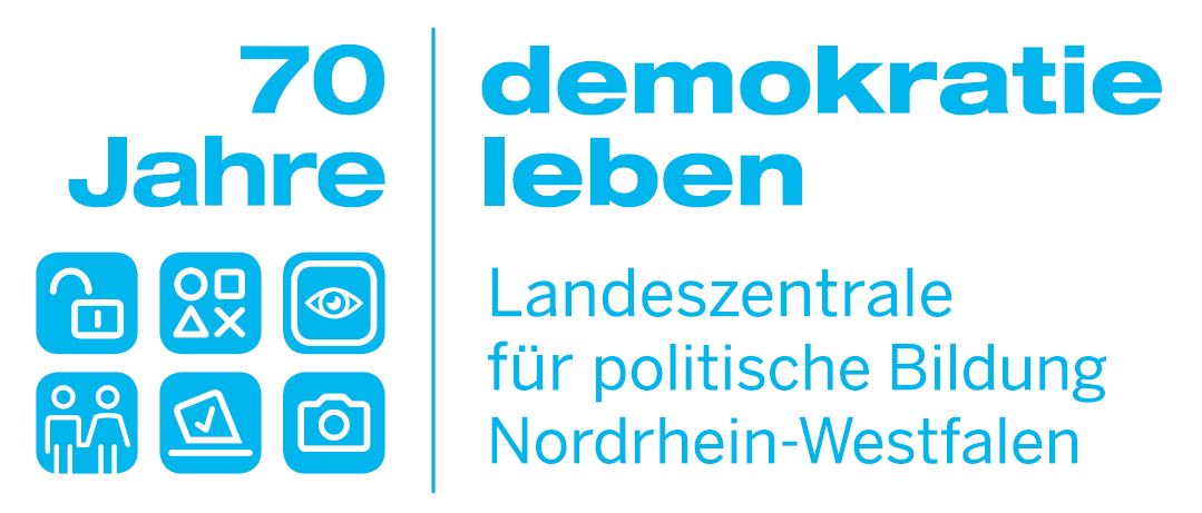 Logo zu 70 Jahre Demokratie leben.